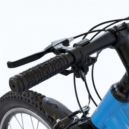 Berlin Bike MTB1 Kids Bike 20 Inch brake lever detail blue