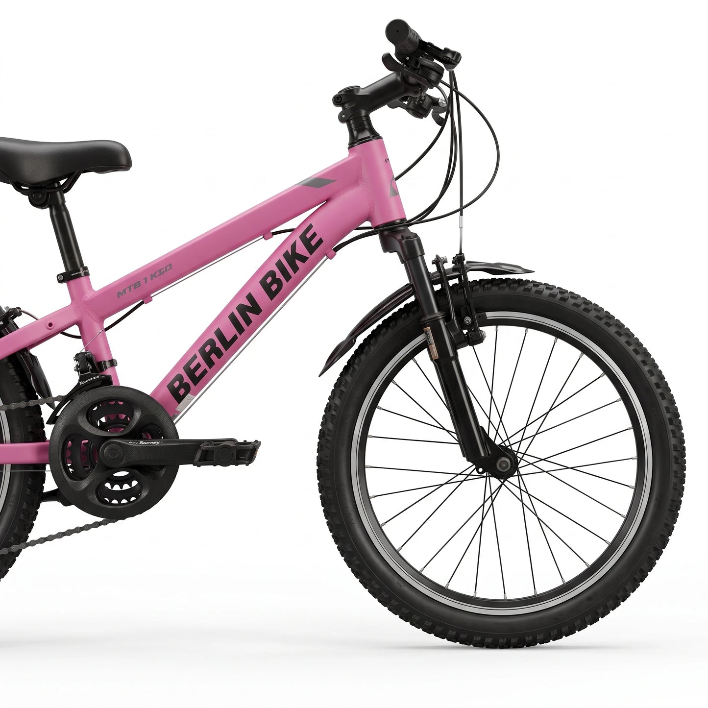 Berlin Bike MTB1 Kids Bike 20 Inch front wheel fuchsia
