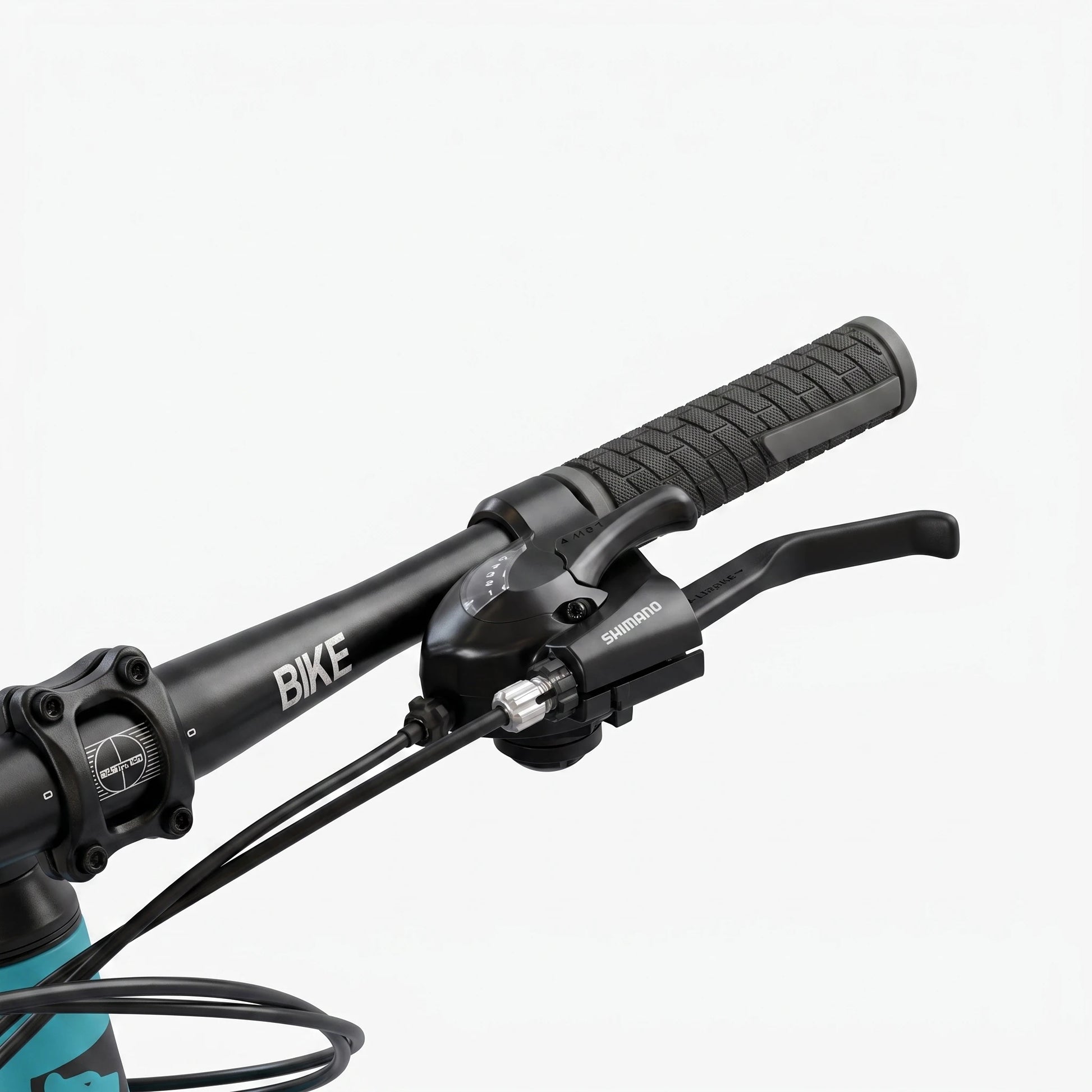 Berlin Bike MTB1 Youth Bike 24 Inch brake lever detail blue