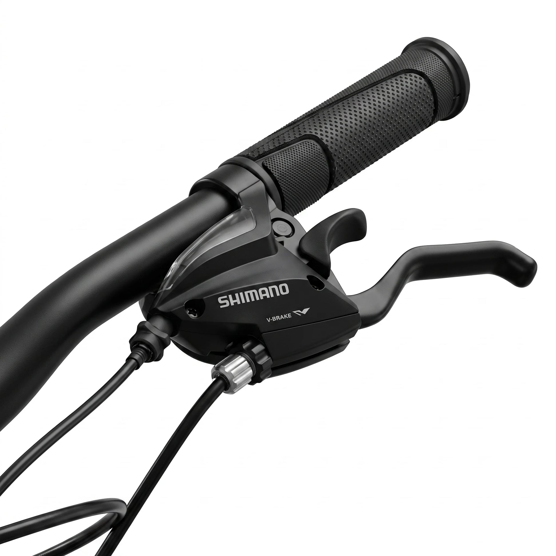 Keskin E-Bike MTB1 mountainbike 26 inch detail van remhendel brons zwart