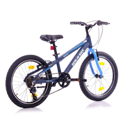 Berlin Bike Grizz Kids Bike 20 Inch, Zoll blau 45grad rueckansicht 1080x1080