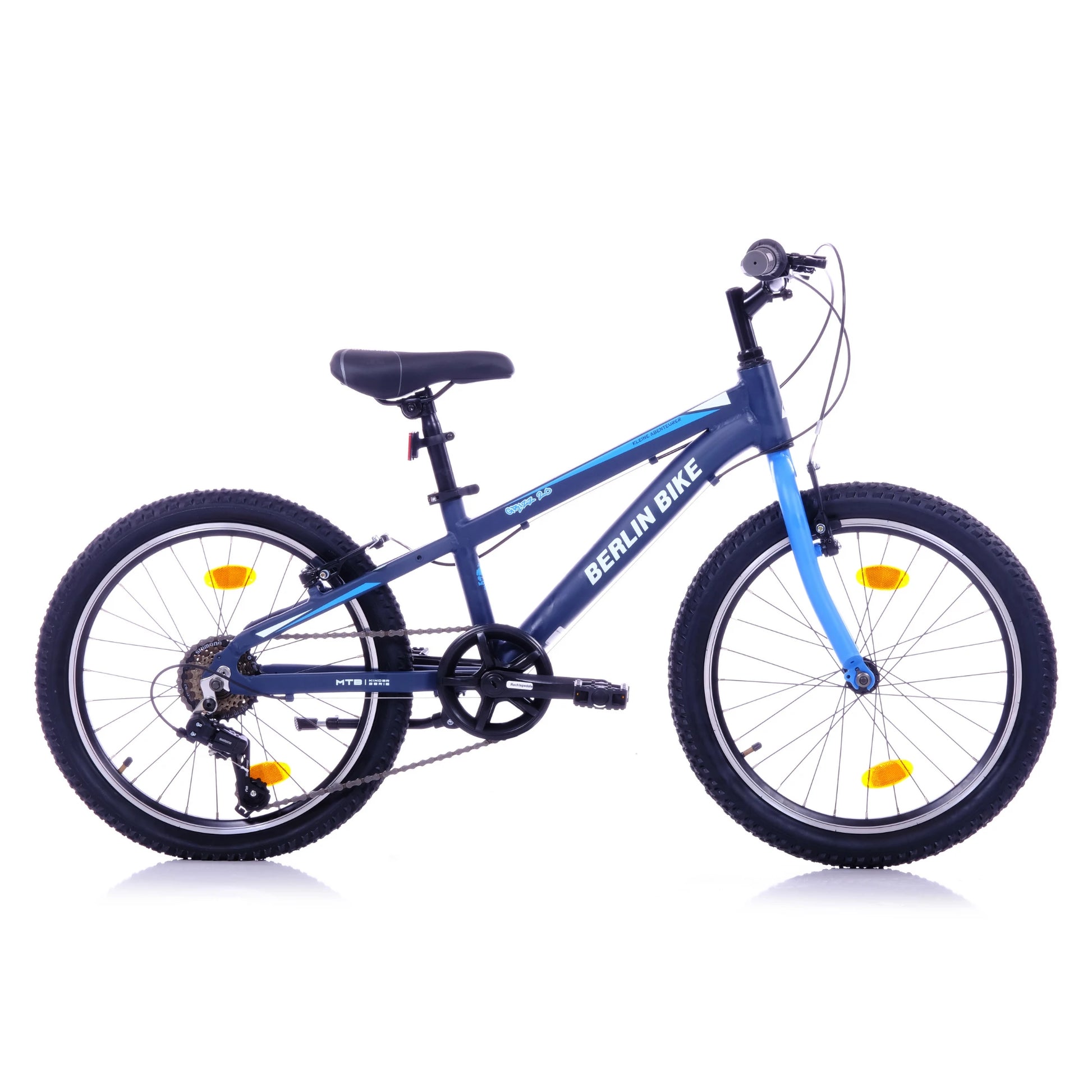 Berlin Bike Grizz Kids Bike 20 Inch, Zoll blau seitenansicht 1080x1080