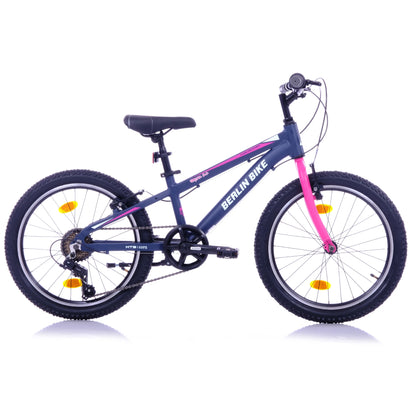 Berlin Bike Grizz Kids Bike 20 Inch, Zoll rosa seitenansicht 1080x1080