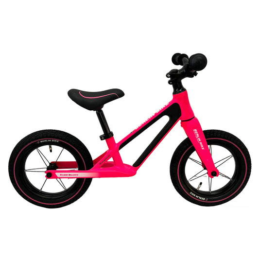 Berlin Bike Raddy Laffy Balance Bike 12 Inch full side view pink