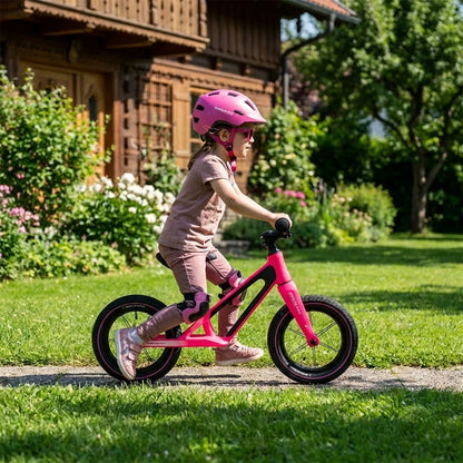 Berlin Bike Raddy Laff rowerek biegowy 12 cali, dziecko jeżdżące na zewnątrz, różowy