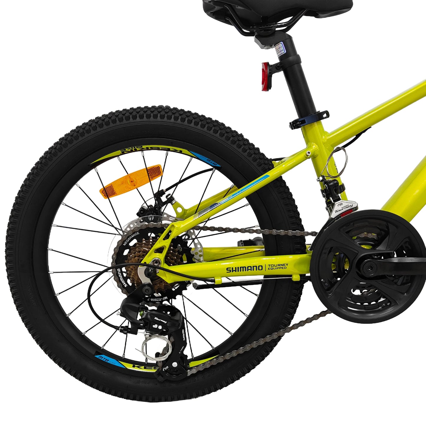 Keskin EBike MTB1 Kids Mountain Bike 20 Inch, Zoll neon green antrieb kassette kette 1080x1080
