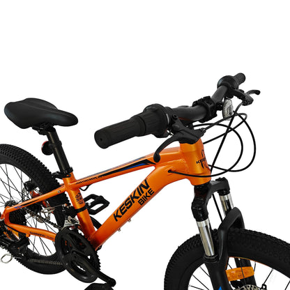 Keskin EBike MTB1 Kids Mountain Bike 20 Inch, Zoll orange oben rechts ansicht 1080x1080