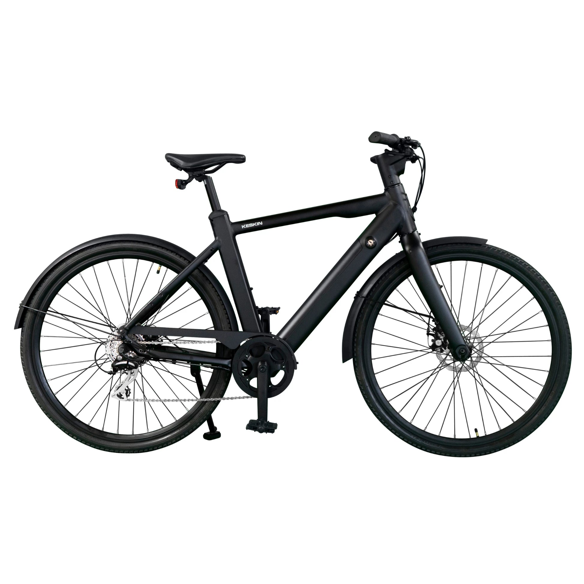 Keskin E-Bike cBike1 City-elcykel 28 tommer fuldt sidebillede mat sort