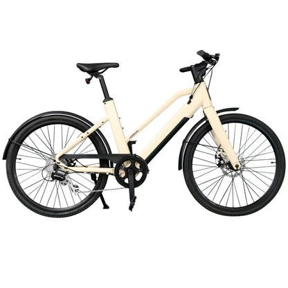 Keskin E-Bike cBike1v vélo électrique de ville 26 pouces vue latérale complète sable mat