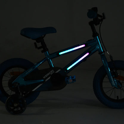 Keskin elcykel med LED-lys til børn