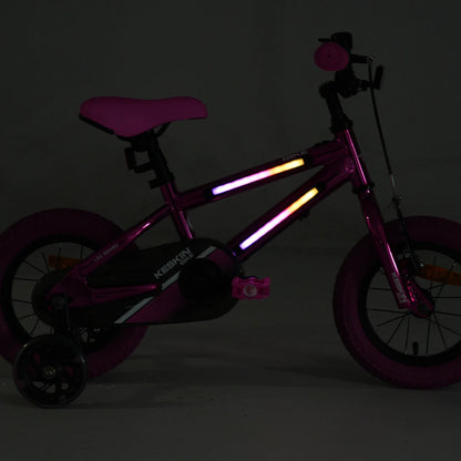 Keskin elcykel med LED-lys til børn